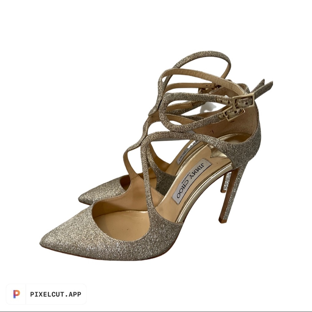 Jimmy Choo Shoes | LIKE New Jimmy Choo Lancer 100 Pump | Color: Silver Size: 39